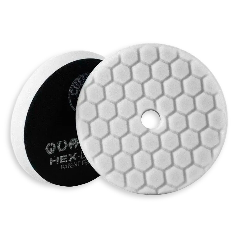 Полировальный круг умеренно мягкий финишный белый White Hex-Logic Quantum Light-Medium Polishing Pad 5"/125мм Полировальный круг умеренно мягкий финишный белый White Hex-Logic Quantum Light-Medium Polishing Pad 5"/125мм