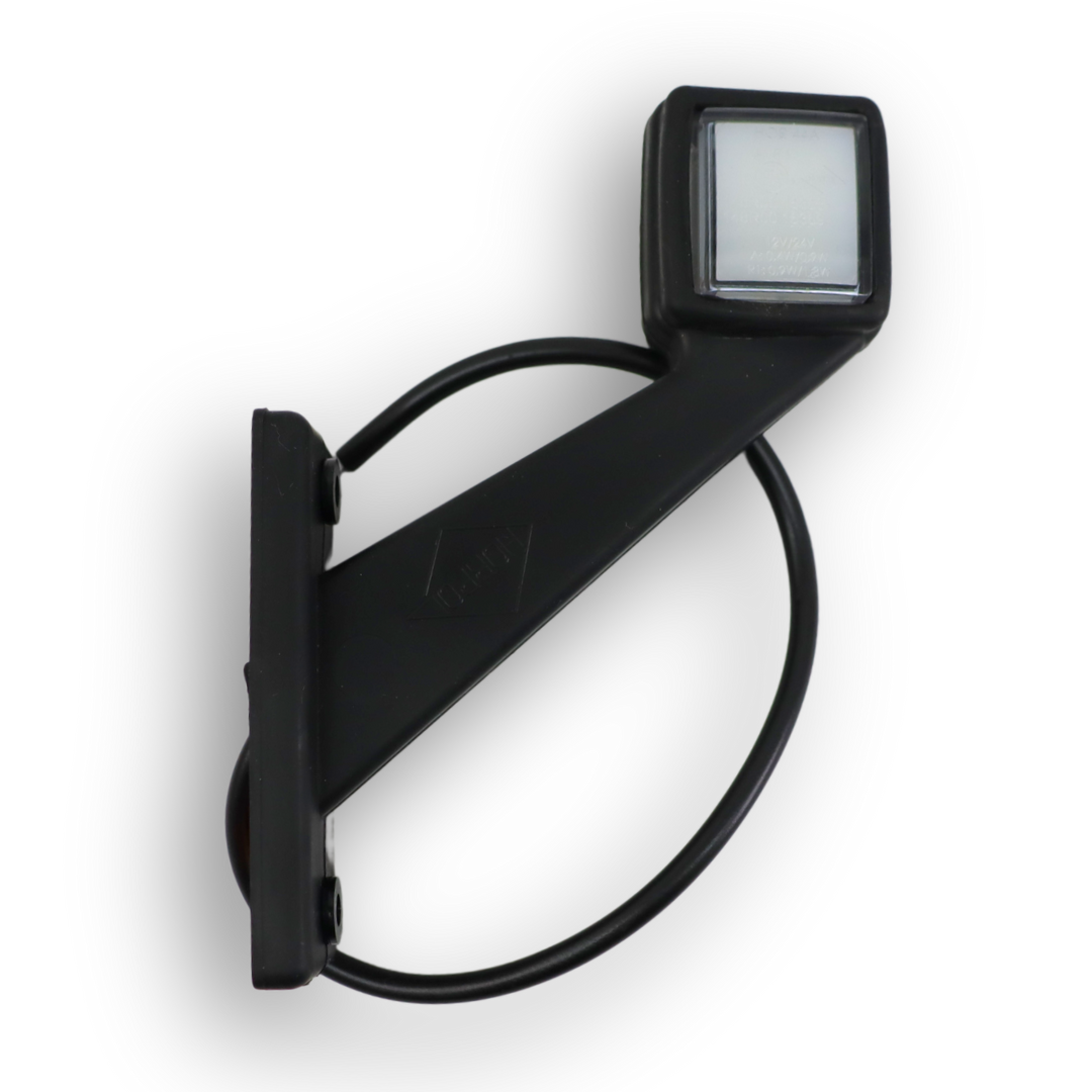 Фонарь габаритный рог NEON, 12-24V, 110*160; левый ,HORPOL