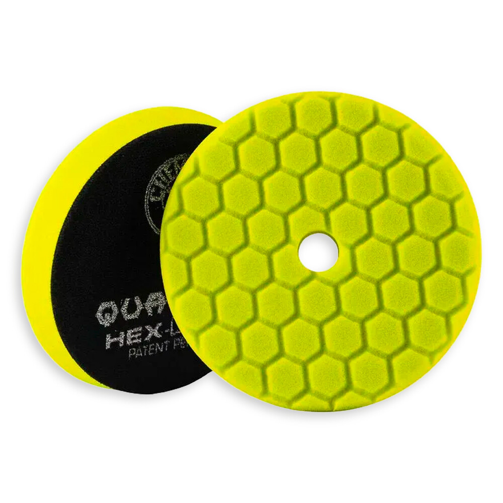 Полировальный круг жесткий режущий желтый Yellow Hex-Logic Quantum Heavy Cutting Pad 5”/125 мм Полировальный круг жесткий режущий желтый Yellow Hex-Logic Quantum Heavy Cutting Pad 5”/125 мм