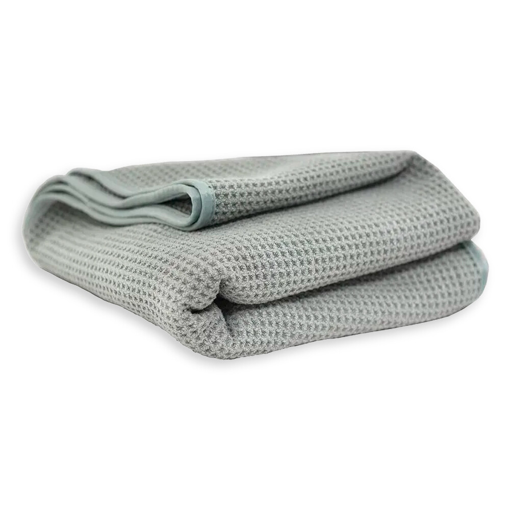 Полотенце вафельное микрофибровое Waffle Weave Gray Matter Microfiber Drying Towel, 91x63см Полотенце вафельное микрофибровое Waffle Weave Gray Matter Microfiber Drying Towel, 91x63см