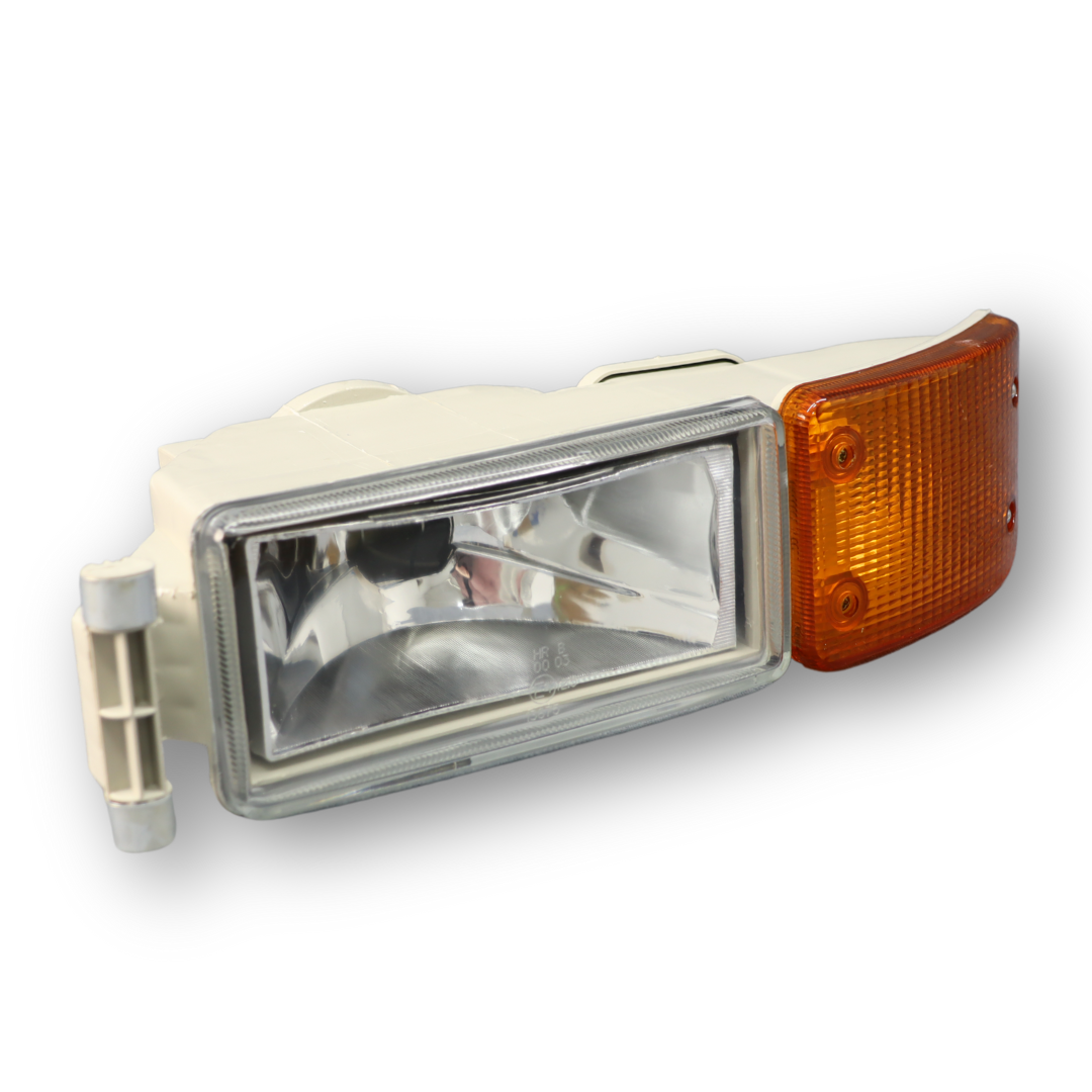 Фара противотуманная MAN TGA, TGL I, TGM I, TGS I, TGX I, L2000, LION'S (1993-) H4, PY21W, с жёлтым поворотником, левая (C.F.BERG)