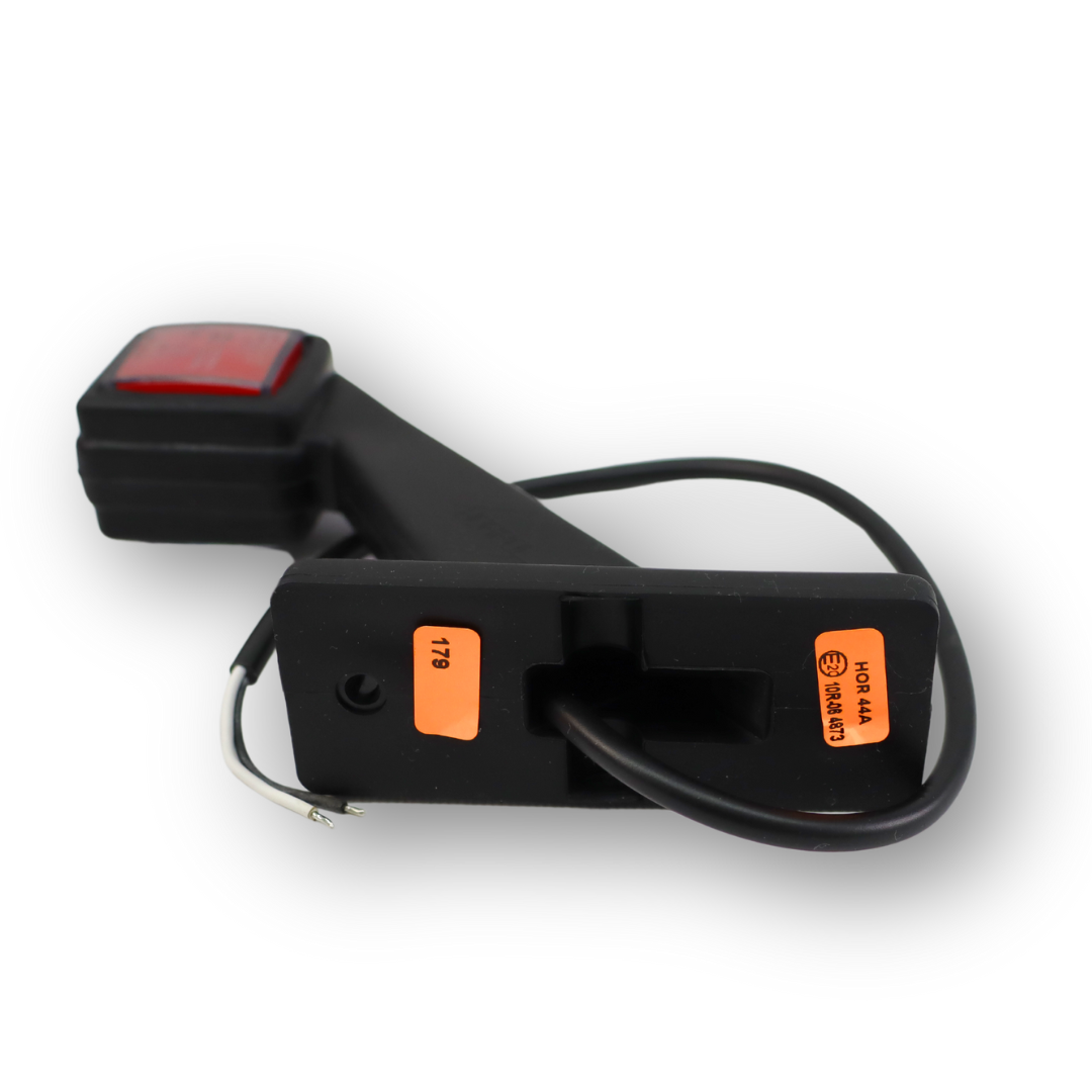 Фонарь габаритный рог NEON, 12-24V, 110*160; правый, HORPOL