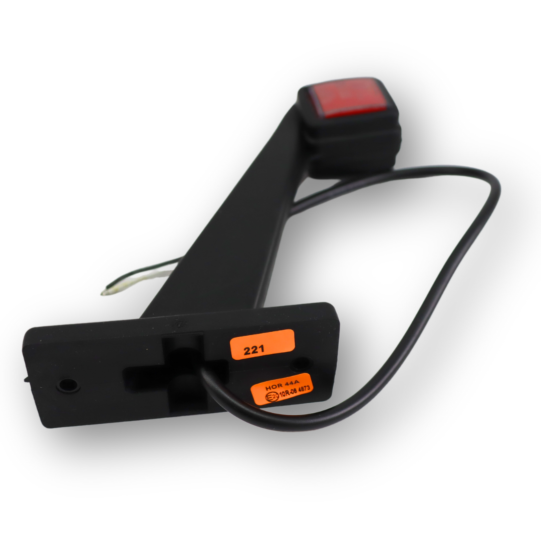 Фонарь габаритный рог NEON, 12-24V, 170*160; левый, HORPOL