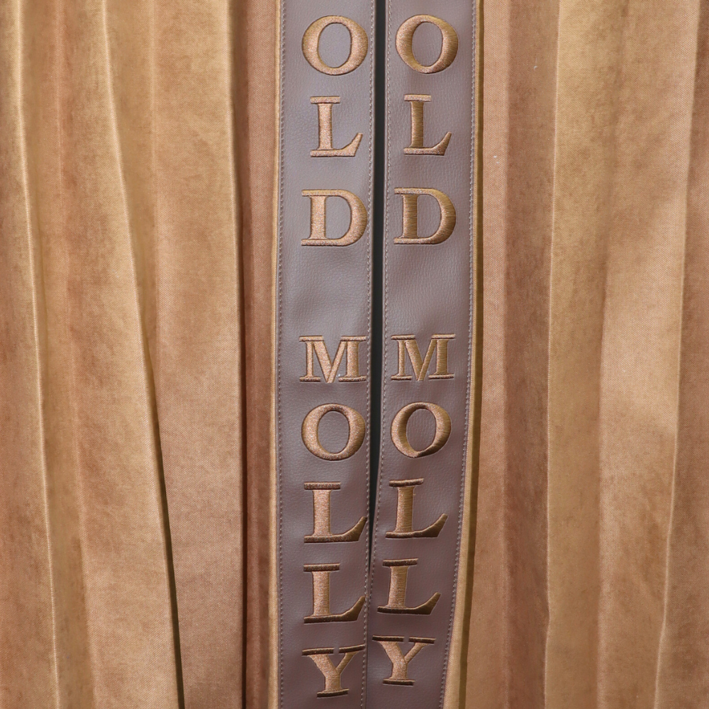 Шторы ночные OLD MOLLY коричневые; Bow Folds