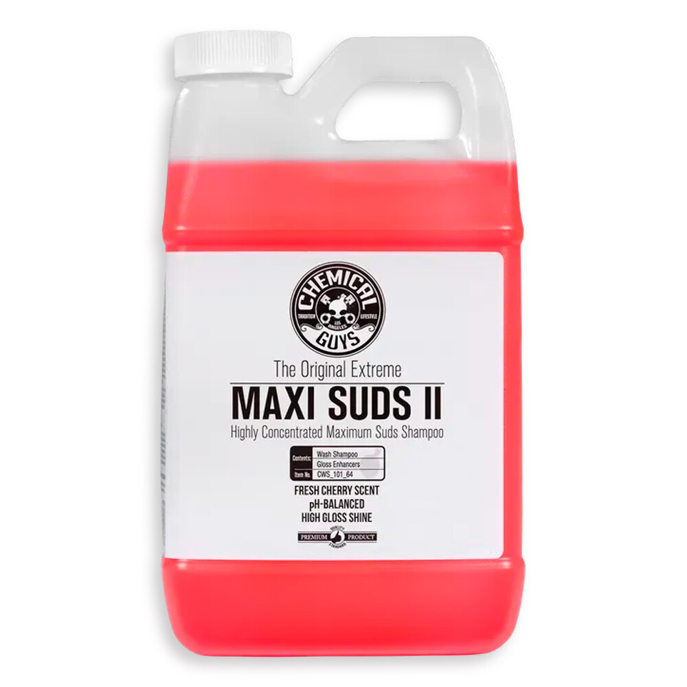 Автошампунь супер пена с усилителем блеска - свежая вишня Maxi Suds II - 1893мл Автошампунь супер пена с усилителем блеска - свежая вишня Maxi Suds II - 1893мл