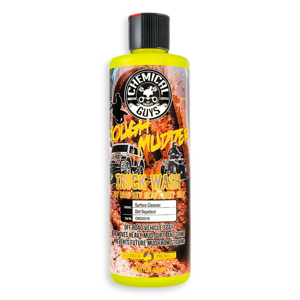 Автошампунь для грузовиков и внедорожников Tough Mudder Off Road Truck and ATV Heavy Duty Wash Shampoo - 473мл Автошампунь для грузовиков и внедорожников Tough Mudder Off Road Truck and ATV Heavy Duty Wash Shampoo - 473мл