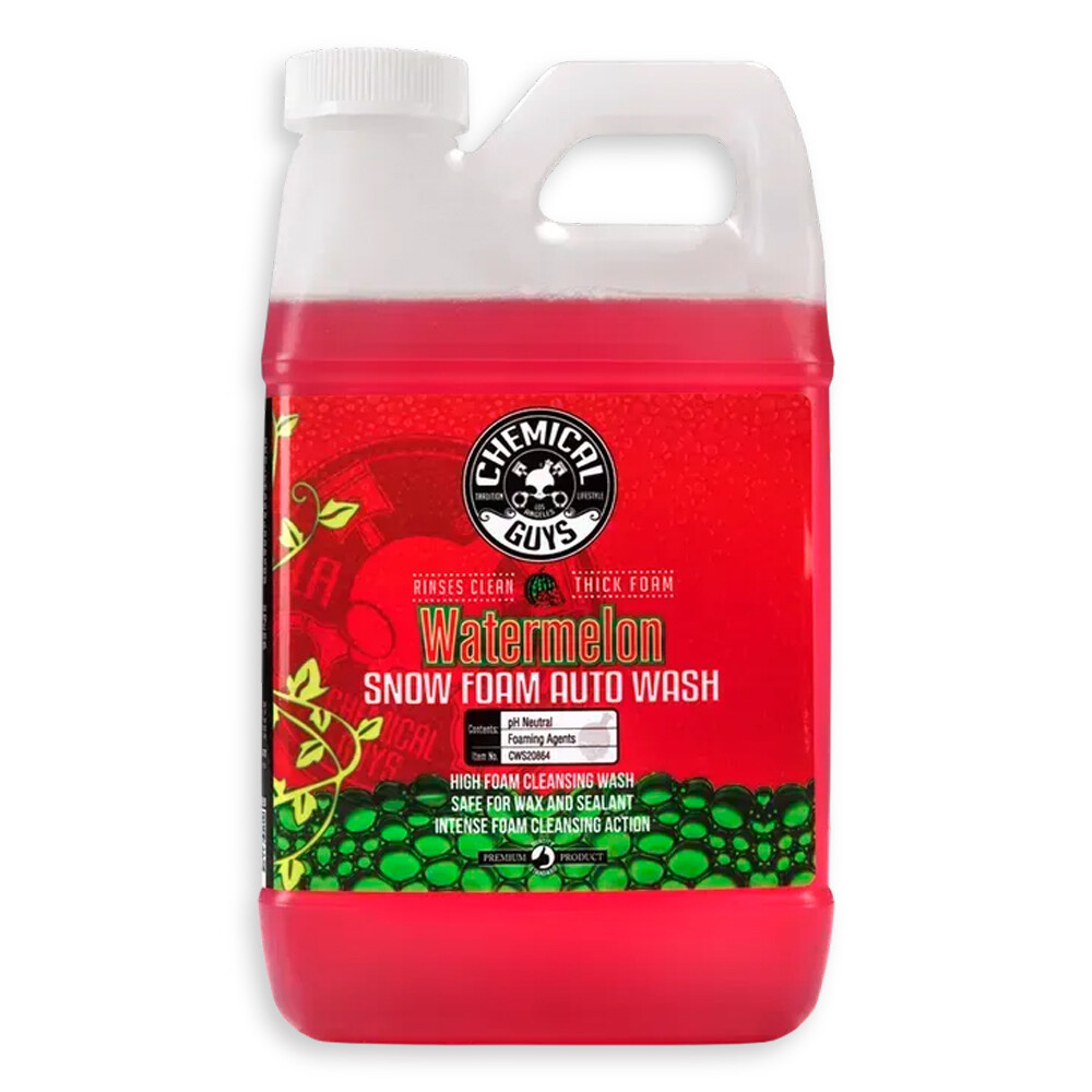 Автошампунь с ароматом арбуза Watermelon Snow Foam Extreme Suds Cleansing Wash - 1893мл Автошампунь с ароматом арбуза Watermelon Snow Foam Extreme Suds Cleansing Wash - 1893мл
