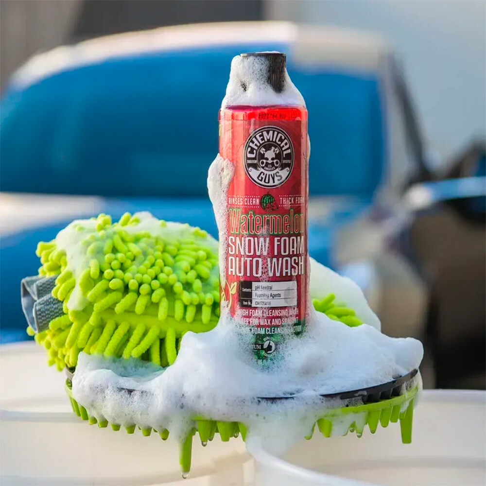 Автошампунь с ароматом арбуза Watermelon Snow Foam Extreme Suds Cleansing Wash - 1893мл Автошампунь с ароматом арбуза Watermelon Snow Foam Extreme Suds Cleansing Wash - 1893мл