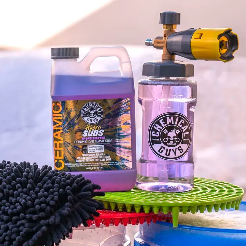 Автошампунь керамический Hydrosuds High-Gloss Hyper Foaming SIO2 Ceramic Car Wash Soap - 473мл Автошампунь керамический Hydrosuds High-Gloss Hyper Foaming SIO2 Ceramic Car Wash Soap - 473мл