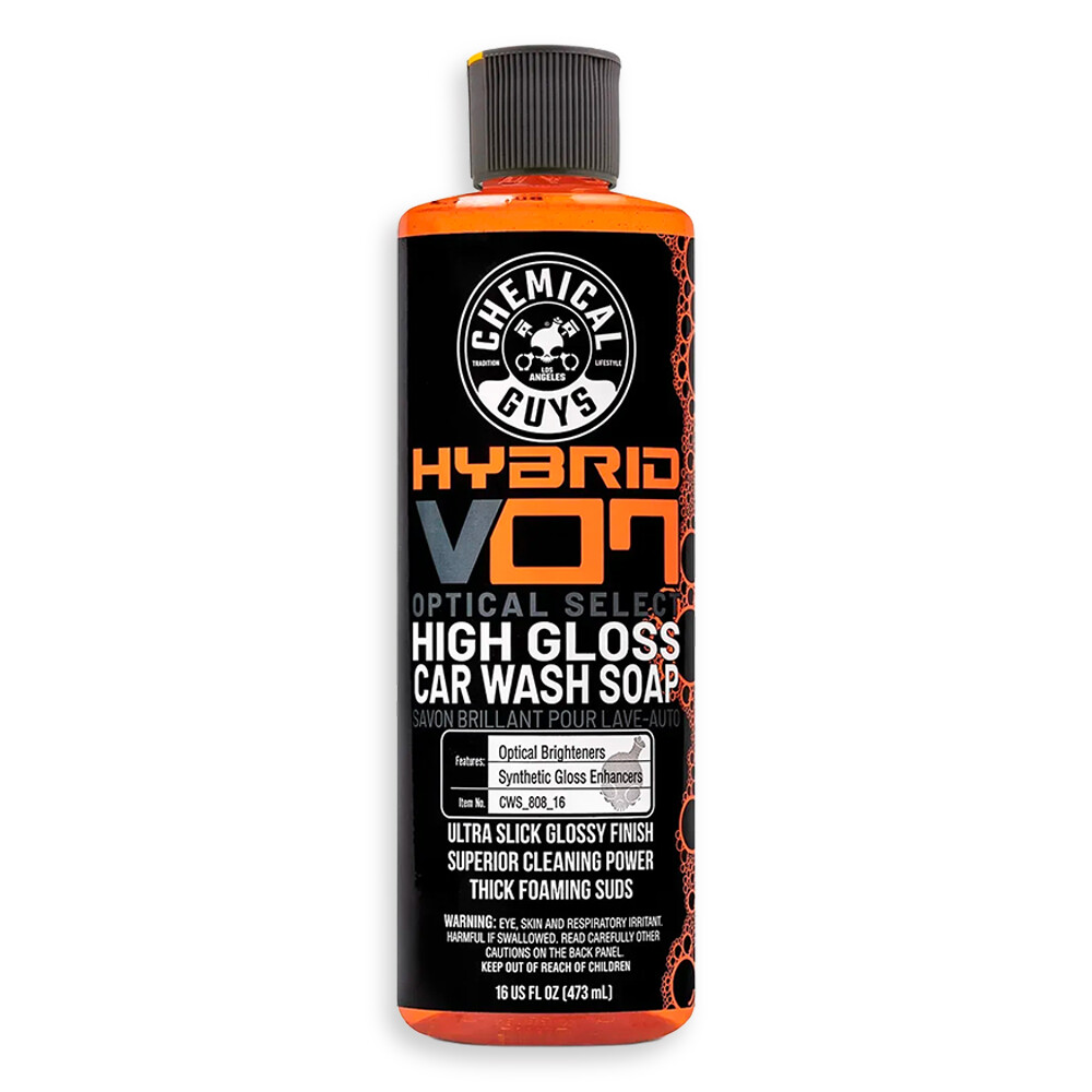 Автошампунь с эффектом оптического блеска Hybrid V07 Optical Select High Suds and Brilliant Shine Car Wash Soap - 473мл Автошампунь с эффектом оптического блеска Hybrid V07 Optical Select High Suds and Brilliant Shine Car Wash Soap - 473мл