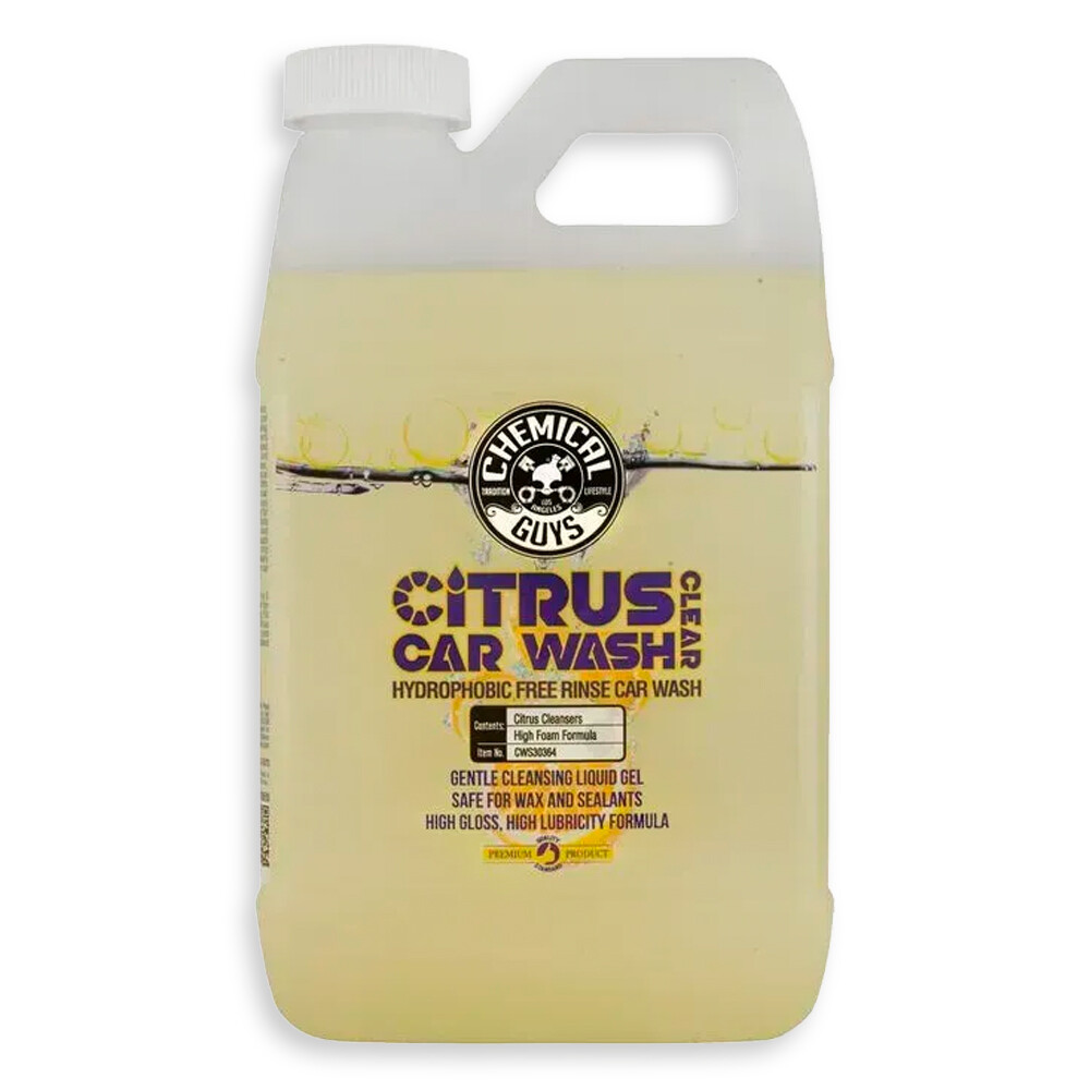 Автошампунь усилитель блеска Citrus Wash Clear Paintwork Shampoo & Gloss Enhancer - 1893мл Автошампунь усилитель блеска Citrus Wash Clear Paintwork Shampoo & Gloss Enhancer - 1893мл