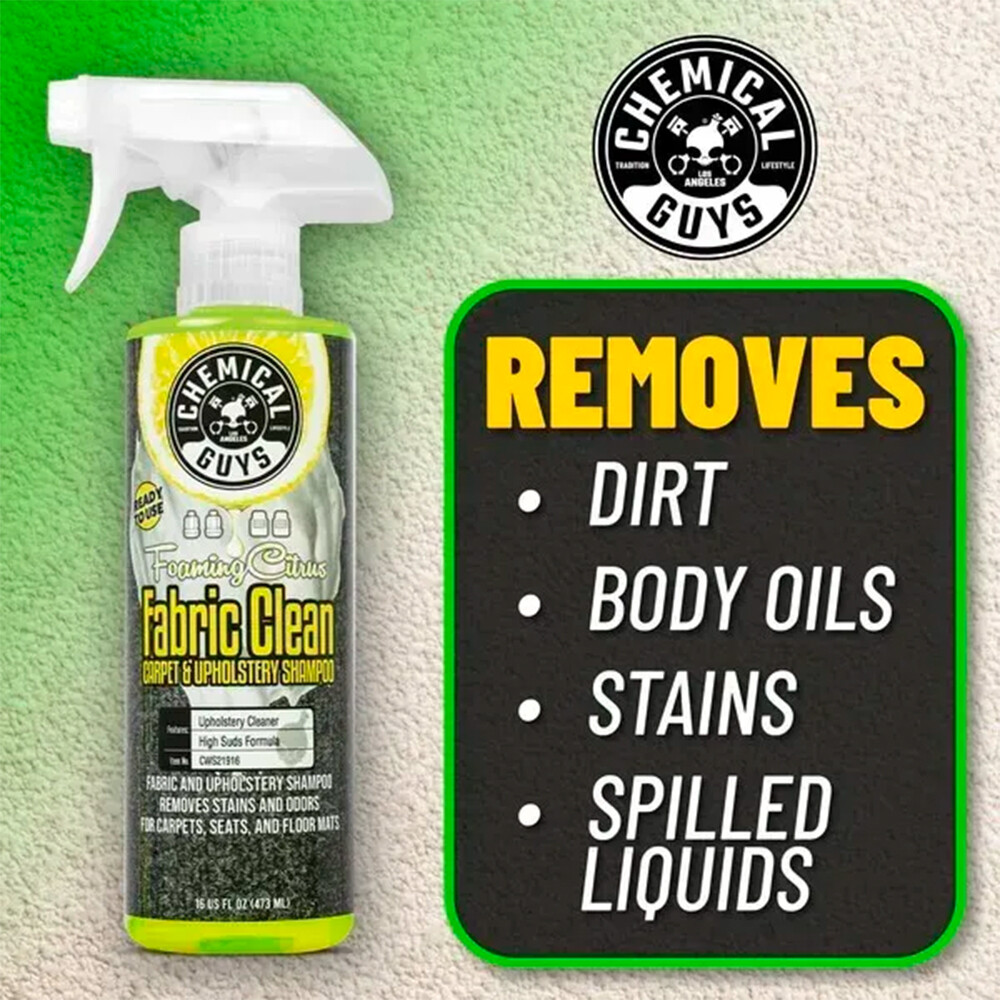 Очиститель для обивки и ковров с ароматом цитруса Foaming Citrus Fabric Clean - 473мл Очиститель для обивки и ковров с ароматом цитруса Foaming Citrus Fabric Clean - 473мл