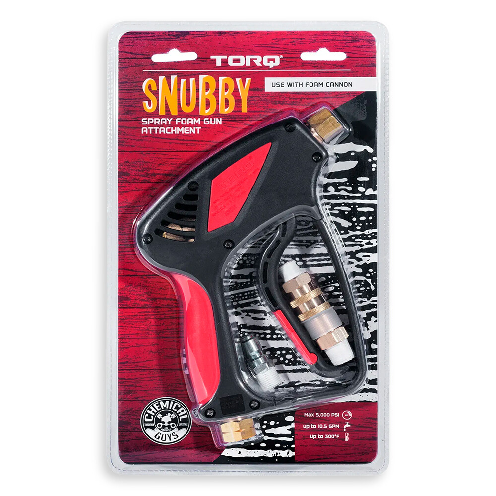 Пистолет для мойки высокого давления Torq Snubby Pressure Washer Gun - Foam Cannon Attachment Пистолет для мойки высокого давления Torq Snubby Pressure Washer Gun - Foam Cannon Attachment