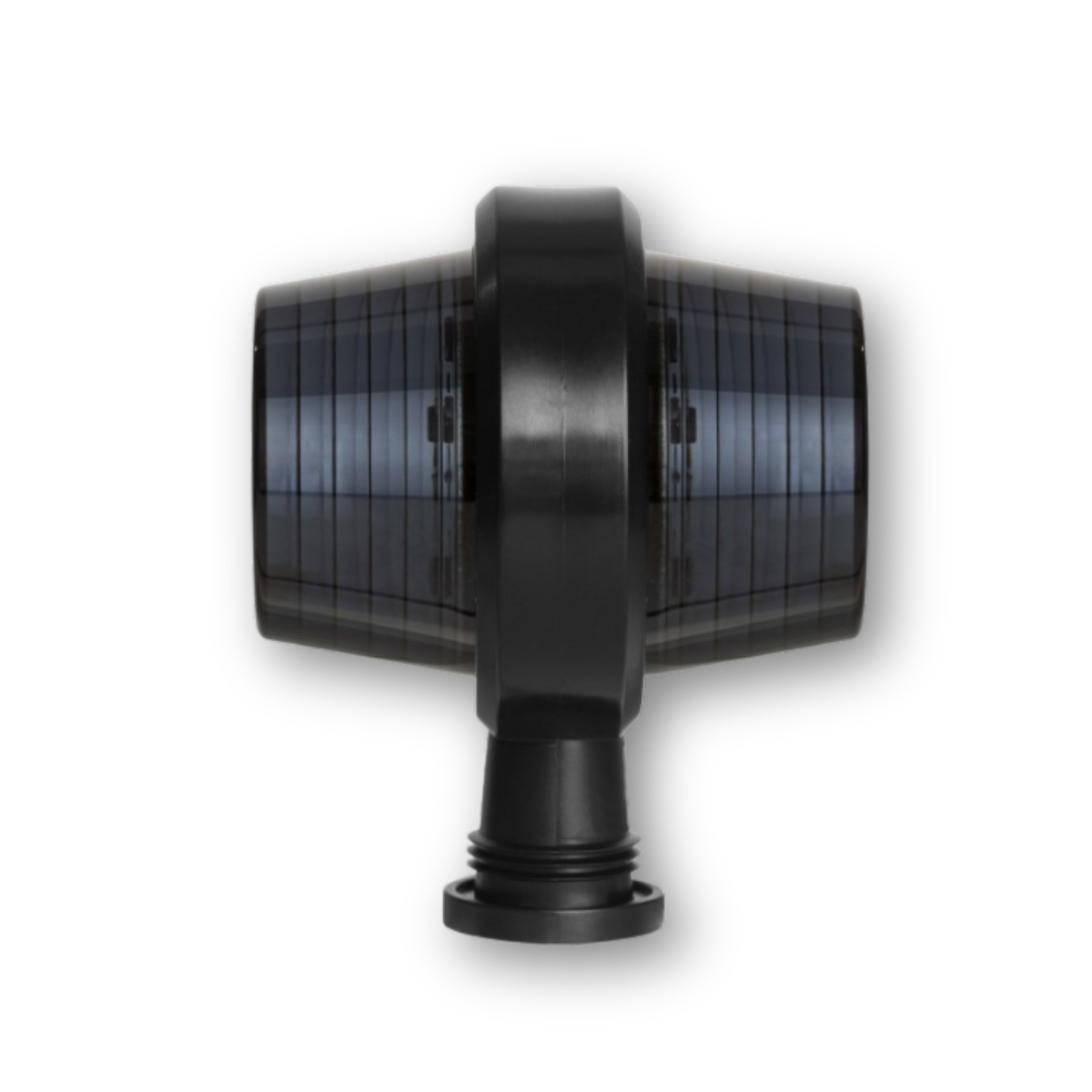 Фонарь габаритный рог LED желтый, 12/24V, «GRAPHITE» (HORPOL)