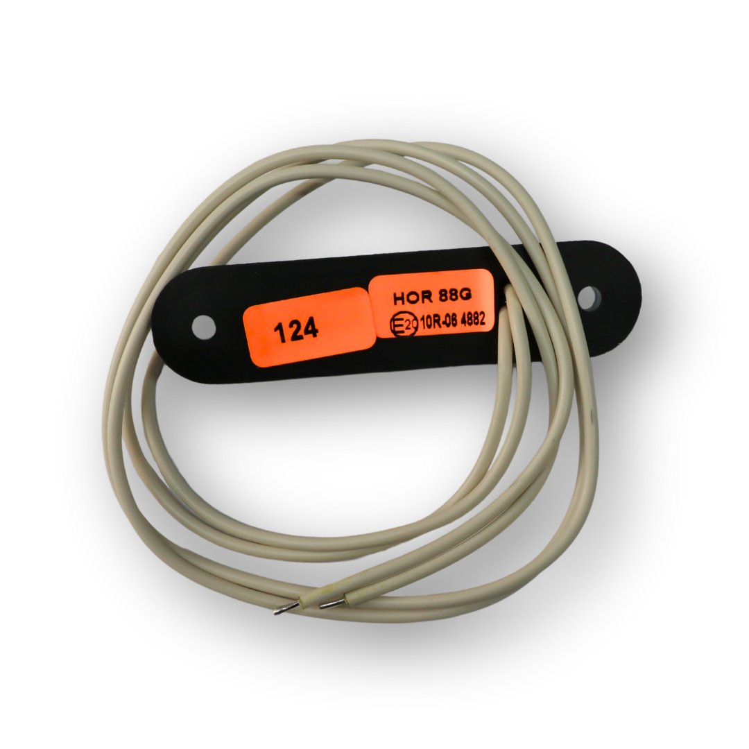 Фонарь габаритный диодный белый, 12/24V, 4LED «GRAPHITE» (HORPOL)