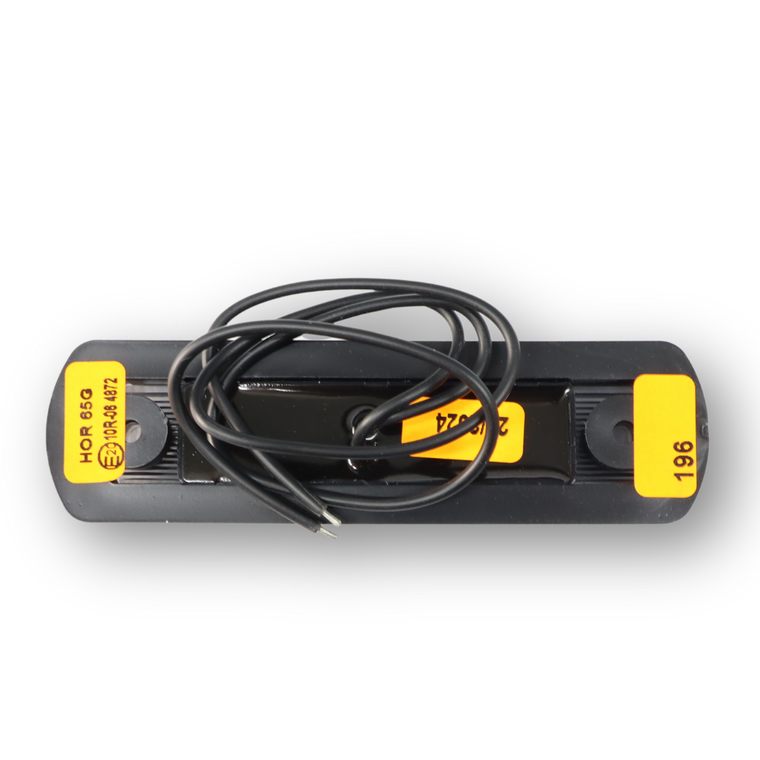 Габаритный фонарь передний LED красный 110*31*13, 12/24V «GRAPHITE» (HORPOL)