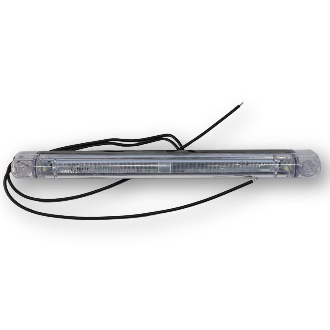 Фонарик габаритный задний LED красный, 12/24V (WAS)