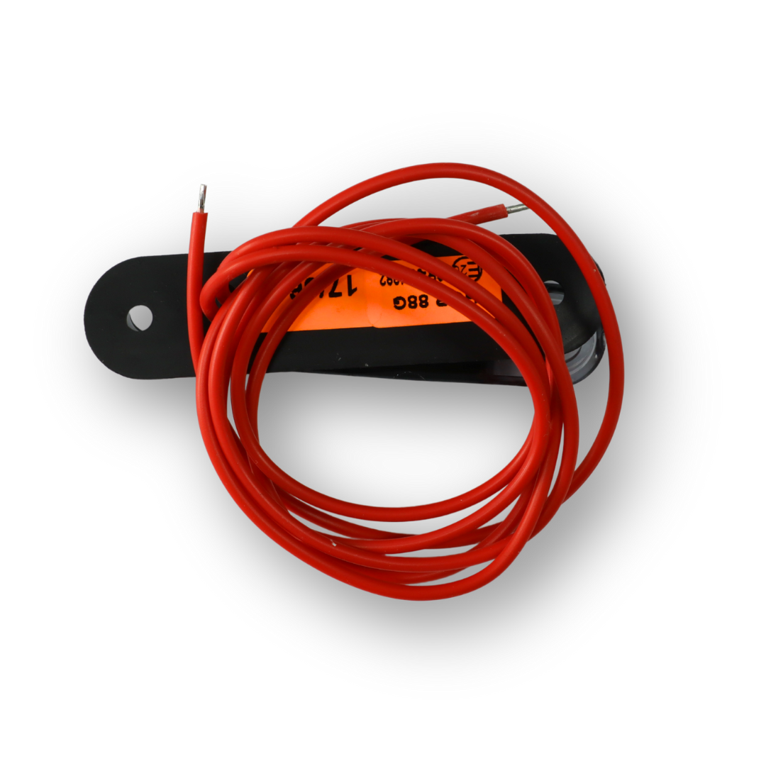 Фонарь габаритный диодный красный, 12/24V, 4LED «GRAPHITE» (HORPOL)