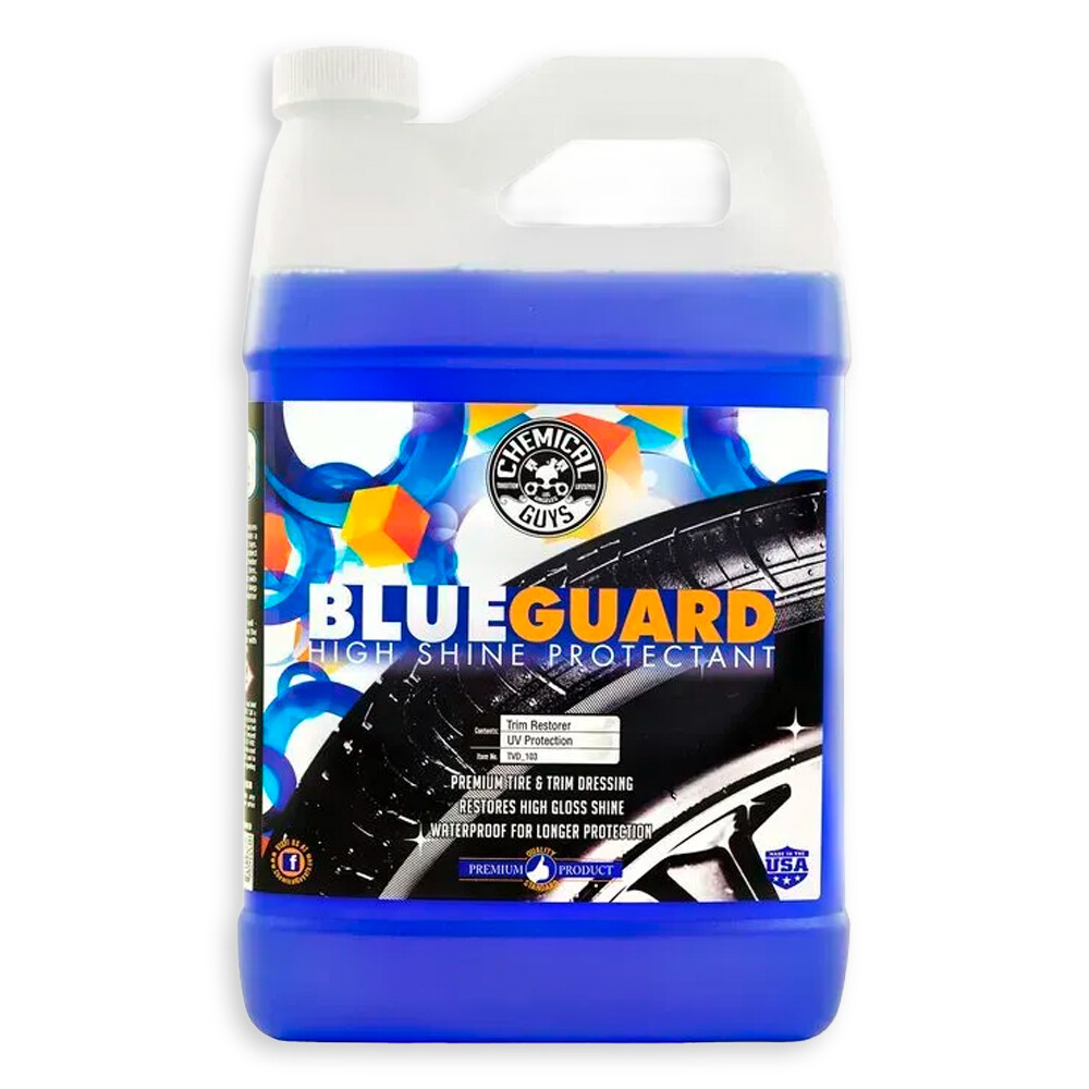 Полироль спрей для защиты пластика и резины Blue Guard Wet Look Dressing - 3785мл Полироль спрей для защиты пластика и резины Blue Guard Wet Look Dressing - 3785мл