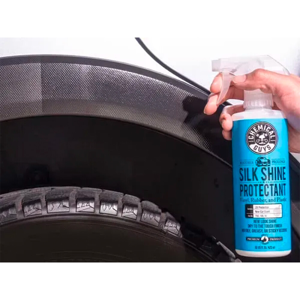 Защитное покрытие сатиновое для винила, резины, пластика Silk Shine Vinyl, Rubber, Plastic Satin Protectant Dressing - 3785мл