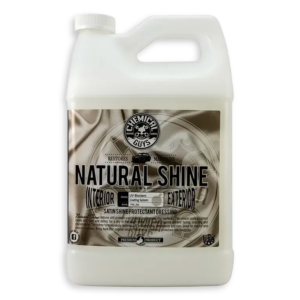 Полироль пропитка для резины, винила и пластика Natural Shine New Look Shine Plastic, Rubber, Vinyl Dressing - 3785мл Полироль пропитка для резины, винила и пластика Natural Shine New Look Shine Plastic, Rubber, Vinyl Dressing - 3785мл