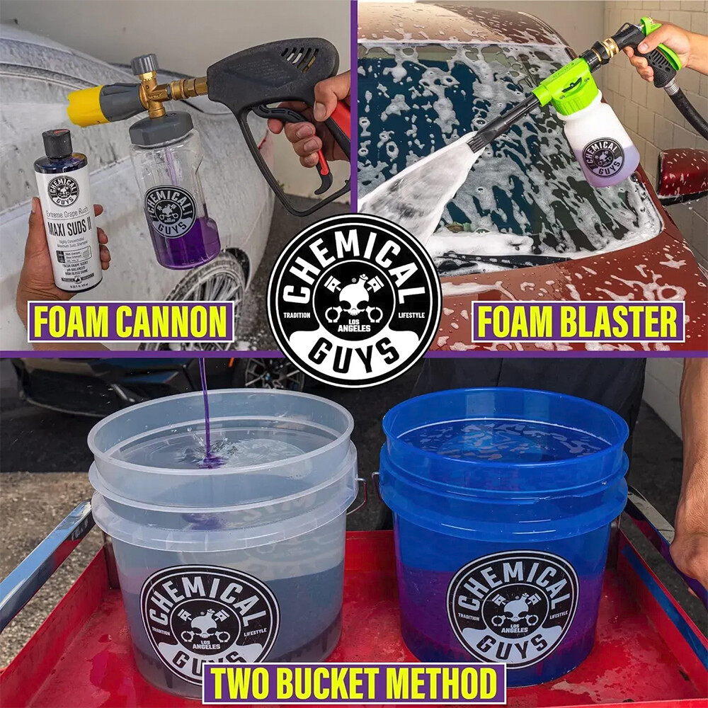 Автошампунь супер пена с усилителем блеска - экстремальный виноградный Baxi Suds II - 3785мл Автошампунь супер пена с усилителем блеска - экстремальный виноградный Baxi Suds II - 3785мл