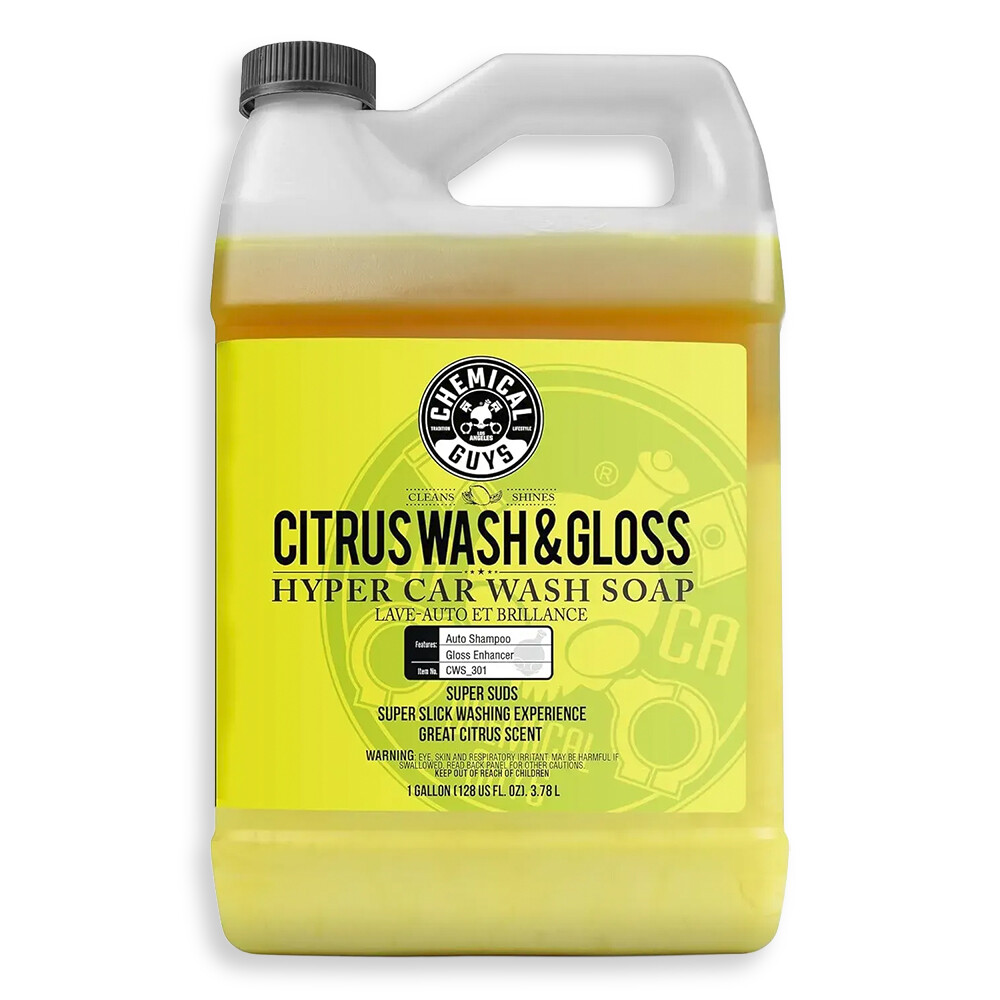 Автошампунь Citrus Wash and Gloss Concentrated Ultra Premium Hyper Wash and Gloss - 3785мл Автошампунь Citrus Wash and Gloss Concentrated Ultra Premium Hyper Wash and Gloss - 3785мл