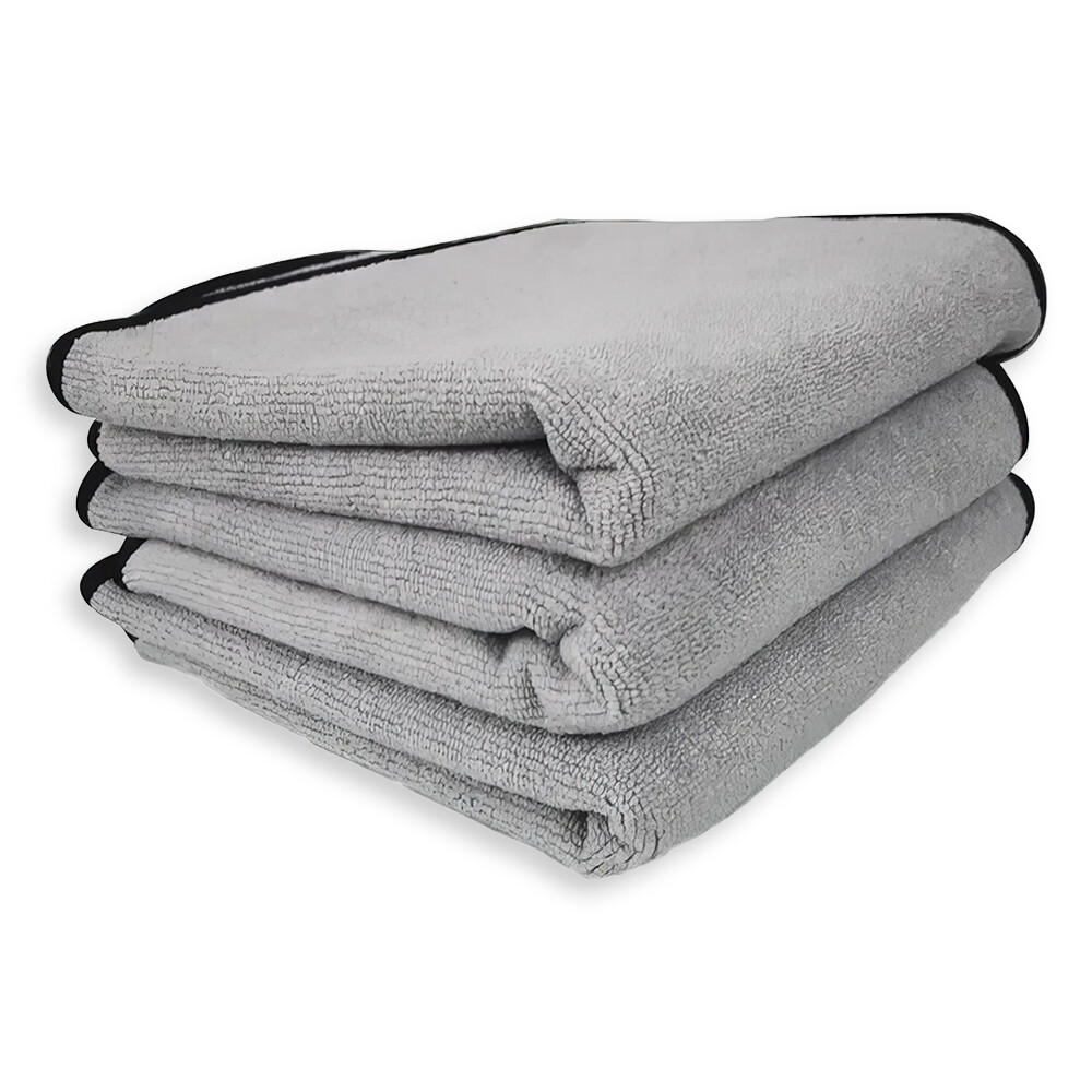 Полотенце микрофибровое Ultra Plush Microfiber Detailing Towel, Grey 40x40см 3 шт Полотенце микрофибровое Ultra Plush Microfiber Detailing Towel, Grey 40x40см 3 шт