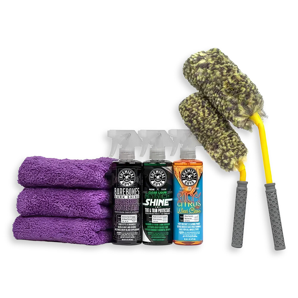 Набор для ухода за колесами и ходовой частью с набором щеток Rimpaca