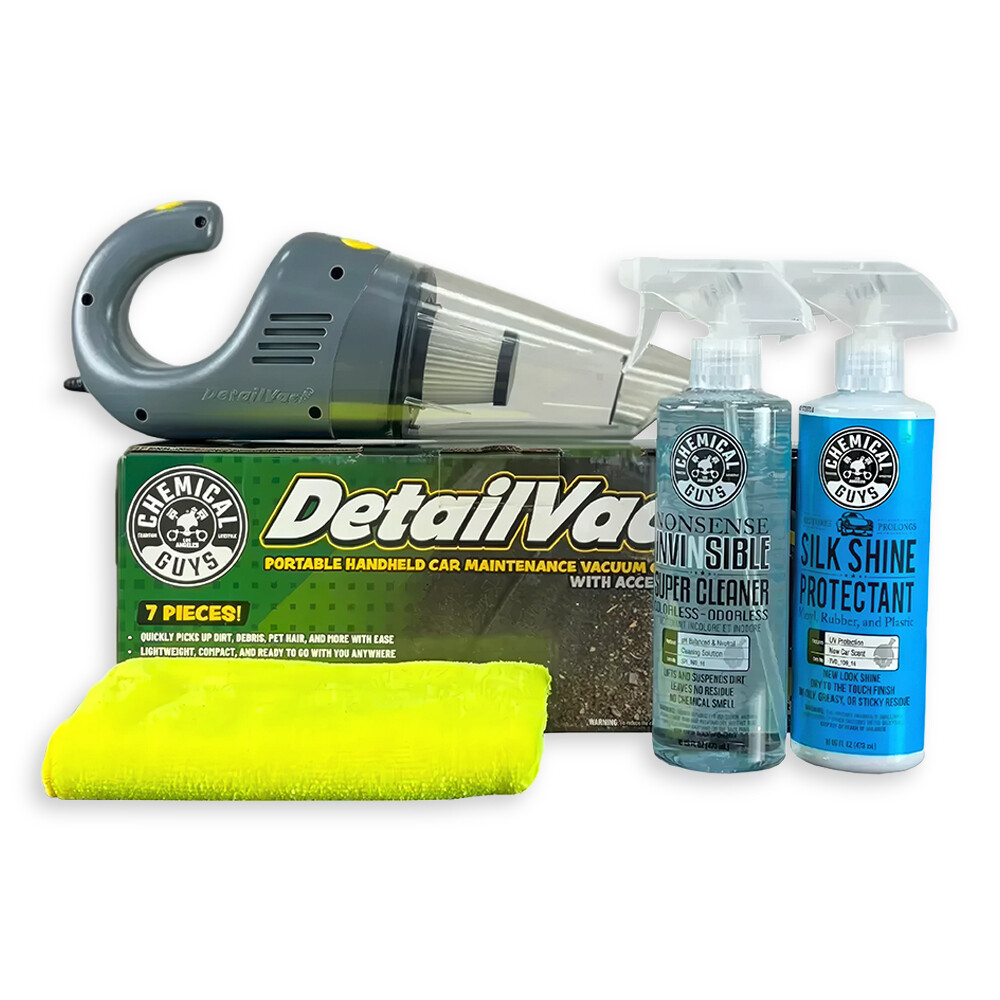 Набор для детальной очистки салона автомобиля Detailvac