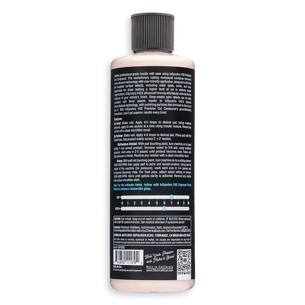 Паста полировальная абразивная Insynchro V43 Precision Cut Compound - 473мл Паста полировальная абразивная Insynchro V43 Precision Cut Compound - 473мл