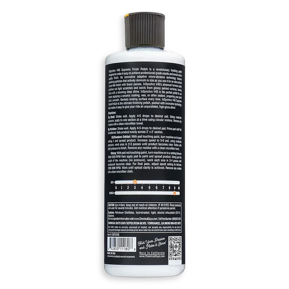 Паста полировальная мелкоабразивная Insynchro V45 Supreme Finish Polish - 473мл