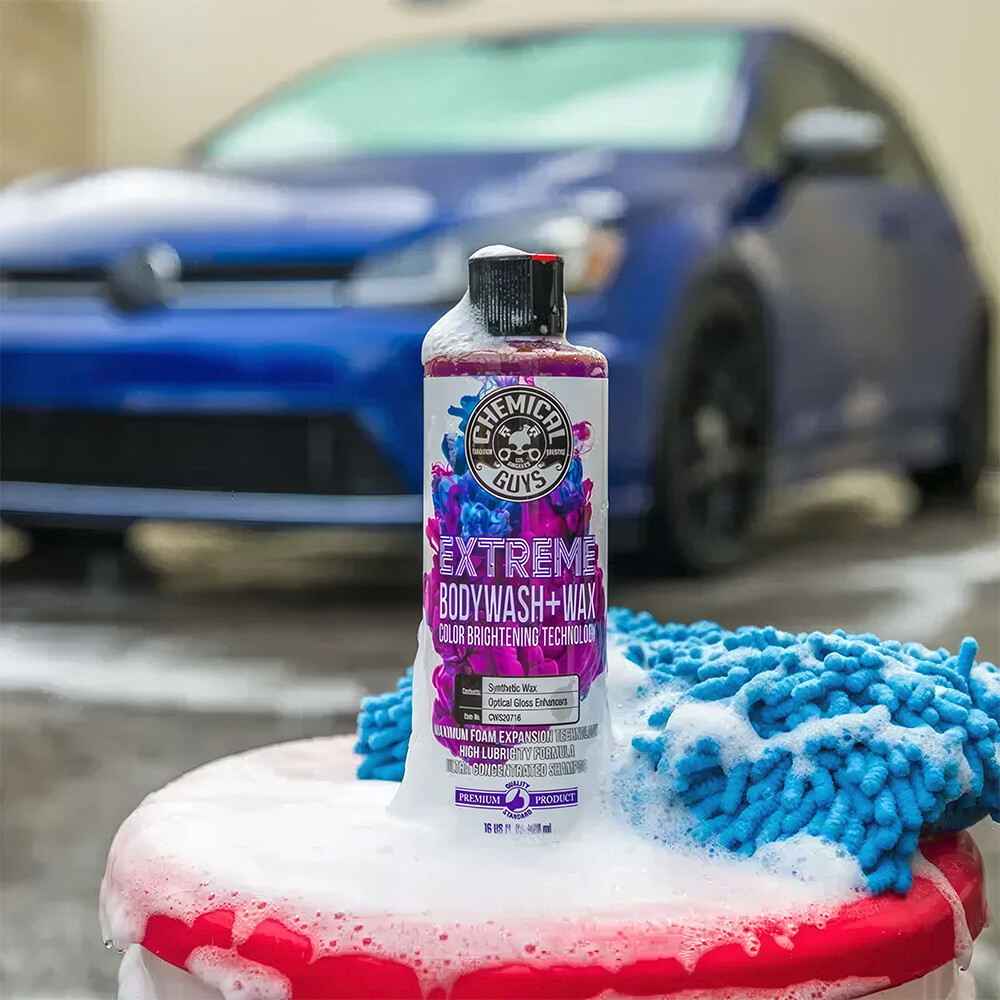 Автошампунь ультраконцентрированный с двумя восками Extreme Body Wash Plus Wax - 1893мл