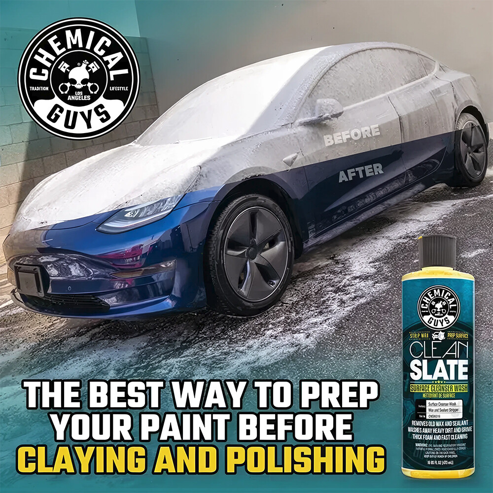 Автошампунь для глубокой очистки поверхности и удаления воска Clean Slate Wax Stripping Wash - 1893 мл Автошампунь для глубокой очистки поверхности и удаления воска Clean Slate Wax Stripping Wash - 1893 мл