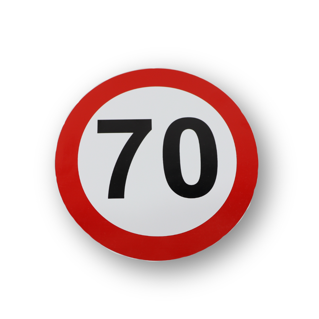 Наклейка "70" Ø16мм