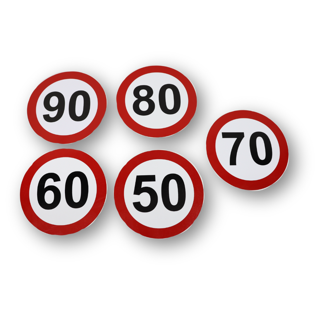 Наклейка "80" Ø16мм