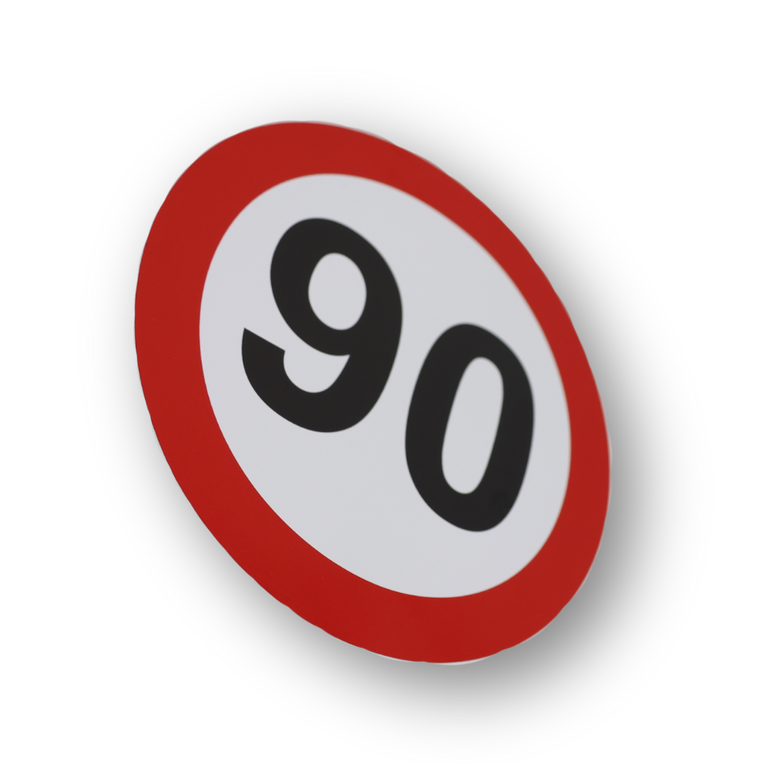 Наклейка "90" Ø16мм