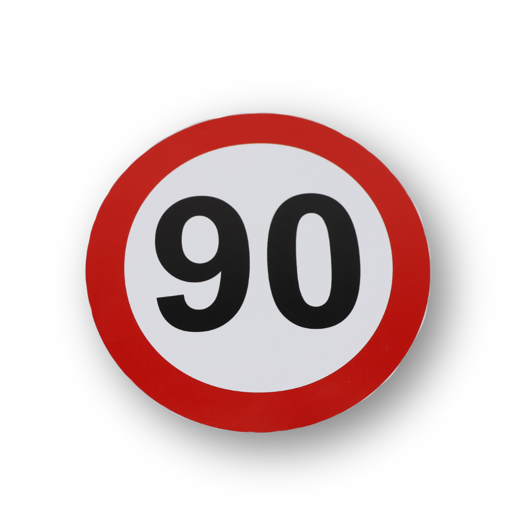 Наклейка "90" Ø16мм