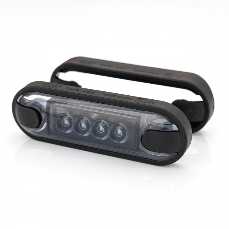 Фонарь габаритный "Slim" желтый LED 12/24V  HORPOL