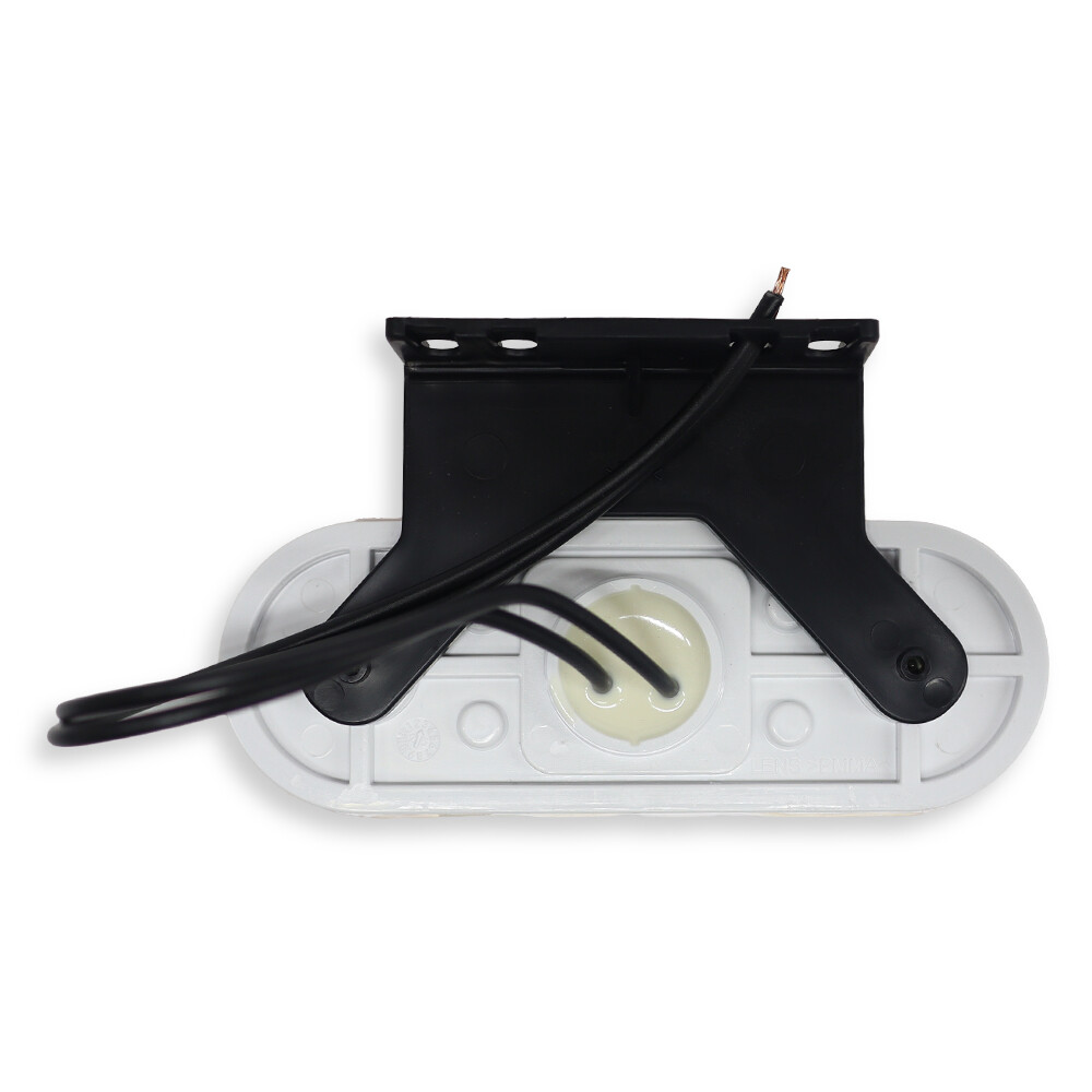 Фонарь габаритный диодный желтый 12-24 V, с креплением + отражатель (WAS)