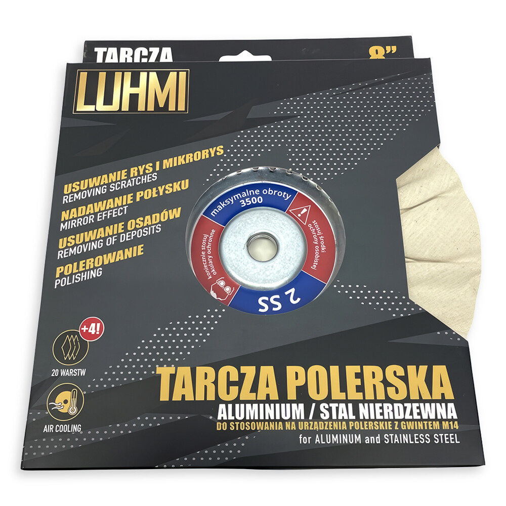 Диск LUHMI 2SS 205 mm для базового этапа полировки Диск LUHMI 2SS 205 mm для базового этапа полировки