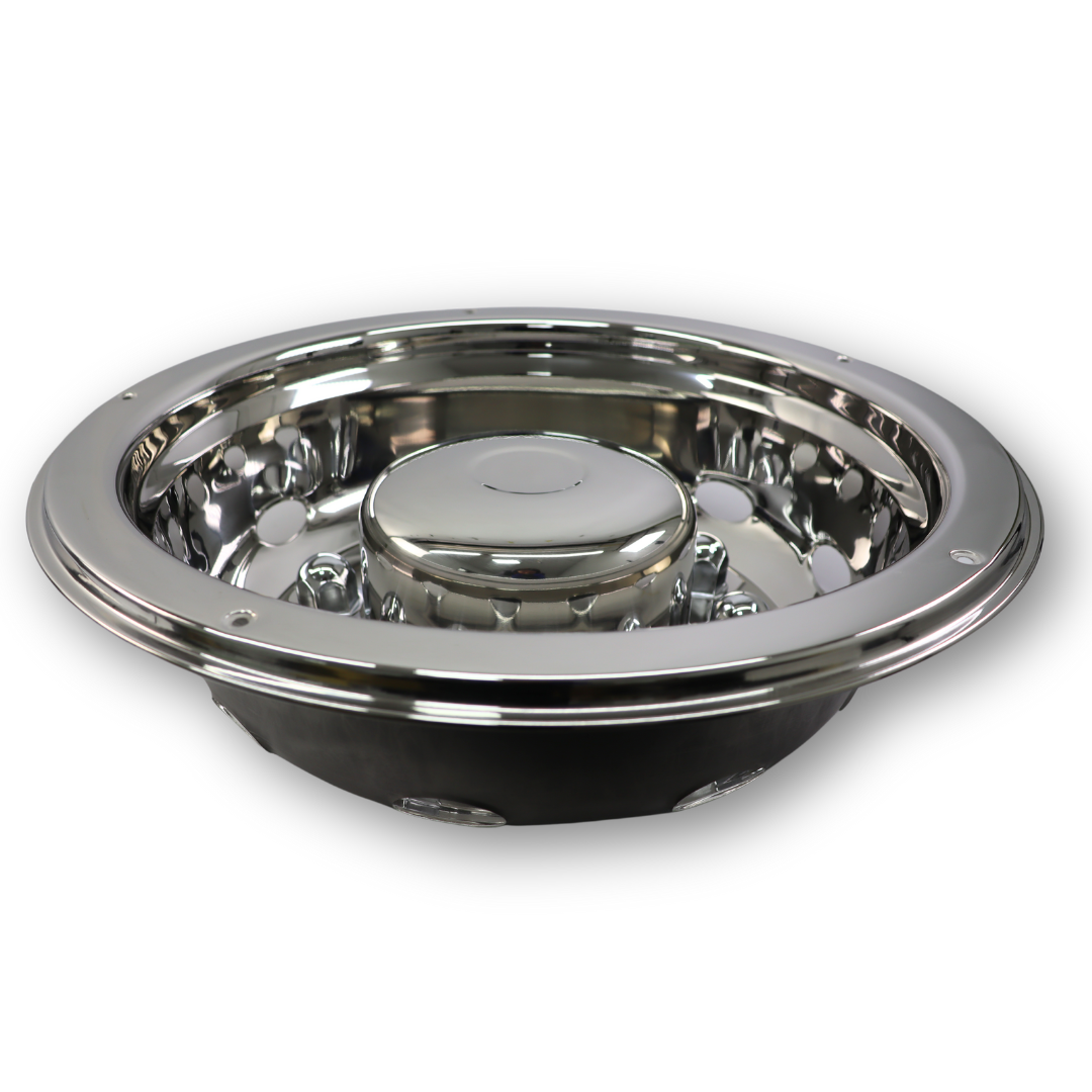 Колпак колеса 22,5 (нерж.) задний \с фальш гайками\