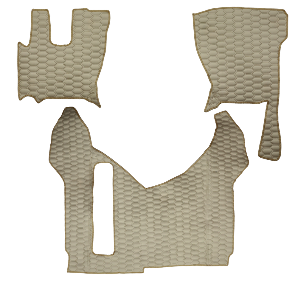 Килимок Екошкіра RENAULT Premium 2006-2013; АКПП, МКПП, бежевий, АСП Килимок Екошкіра RENAULT Premium 2006-2013; АКПП, МКПП, бежевий, АСП