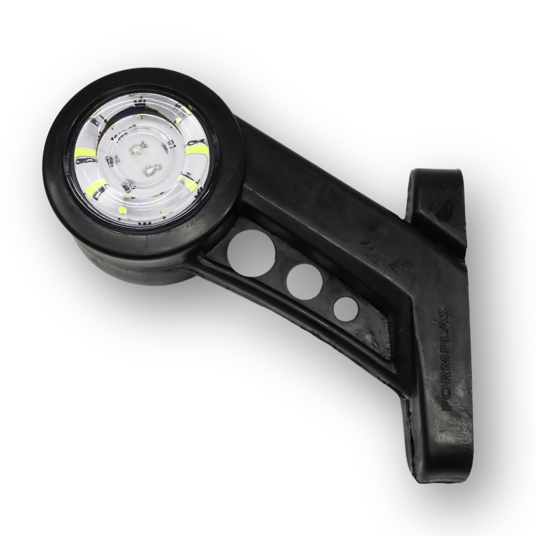 Фонарь габаритный рог LED кривой 13 см \F.PLAS\ Фонарь габаритный рог LED кривой 13 см \F.PLAS\