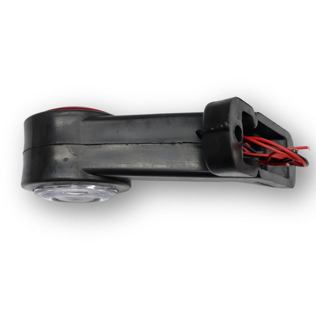 Фонарь габаритный рог LED кривой 13 см \F.PLAS\ Фонарь габаритный рог LED кривой 13 см \F.PLAS\