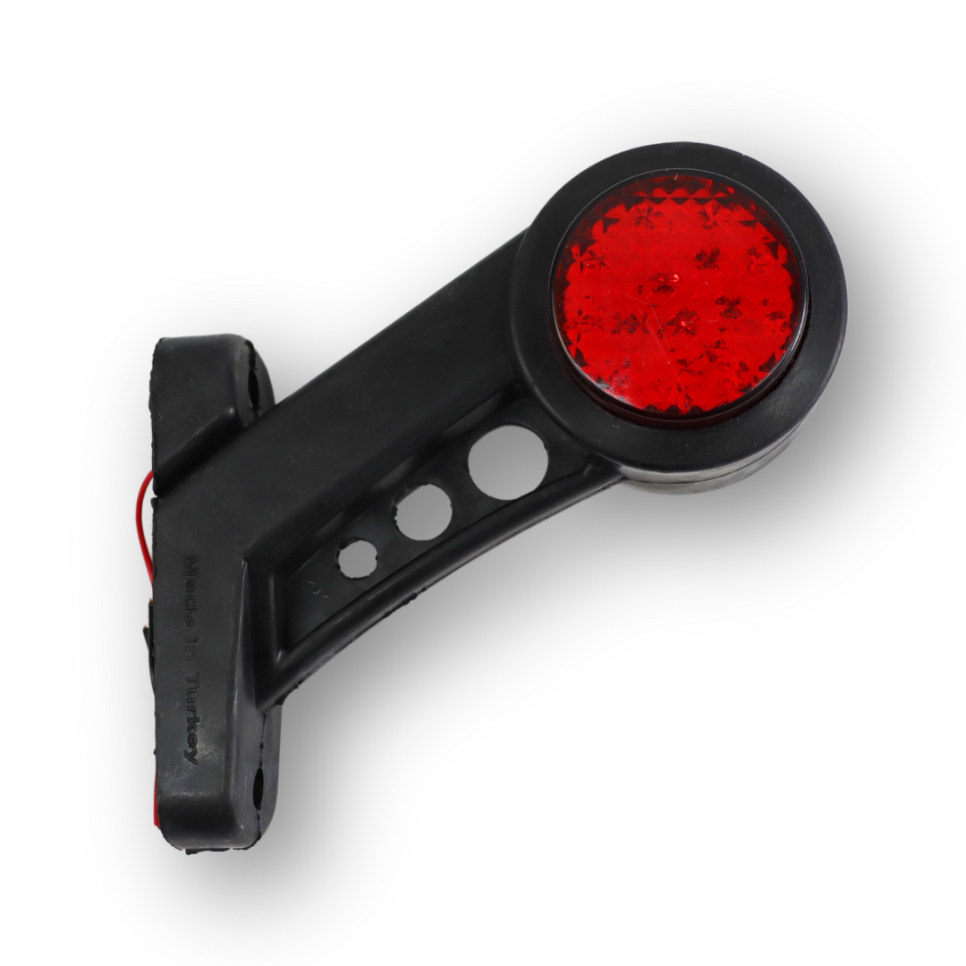 Фонарь габаритный рог LED кривой 13 см Фонарь габаритный рог LED кривой 13 см