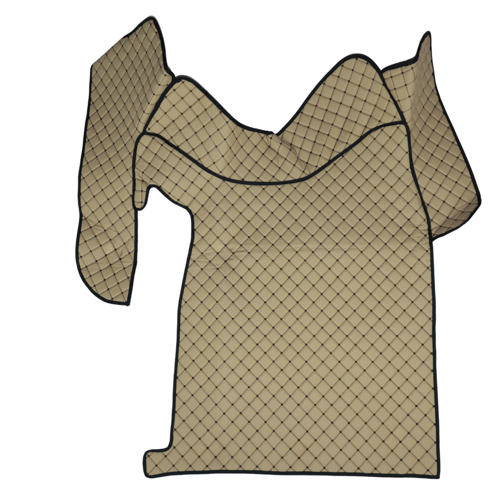 Коврик Экокожа VOLVO FH 2003-2013; МКПП, бежевый, АСП Коврик Экокожа VOLVO FH 2003-2013; МКПП, бежевый, АСП