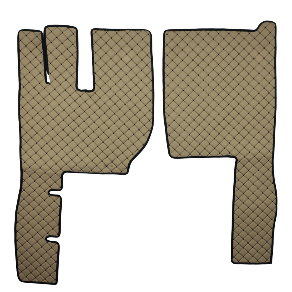 Коврик Экокожа VOLVO FH 2003-2013; МКПП, бежевый, АСП Коврик Экокожа VOLVO FH 2003-2013; МКПП, бежевый, АСП