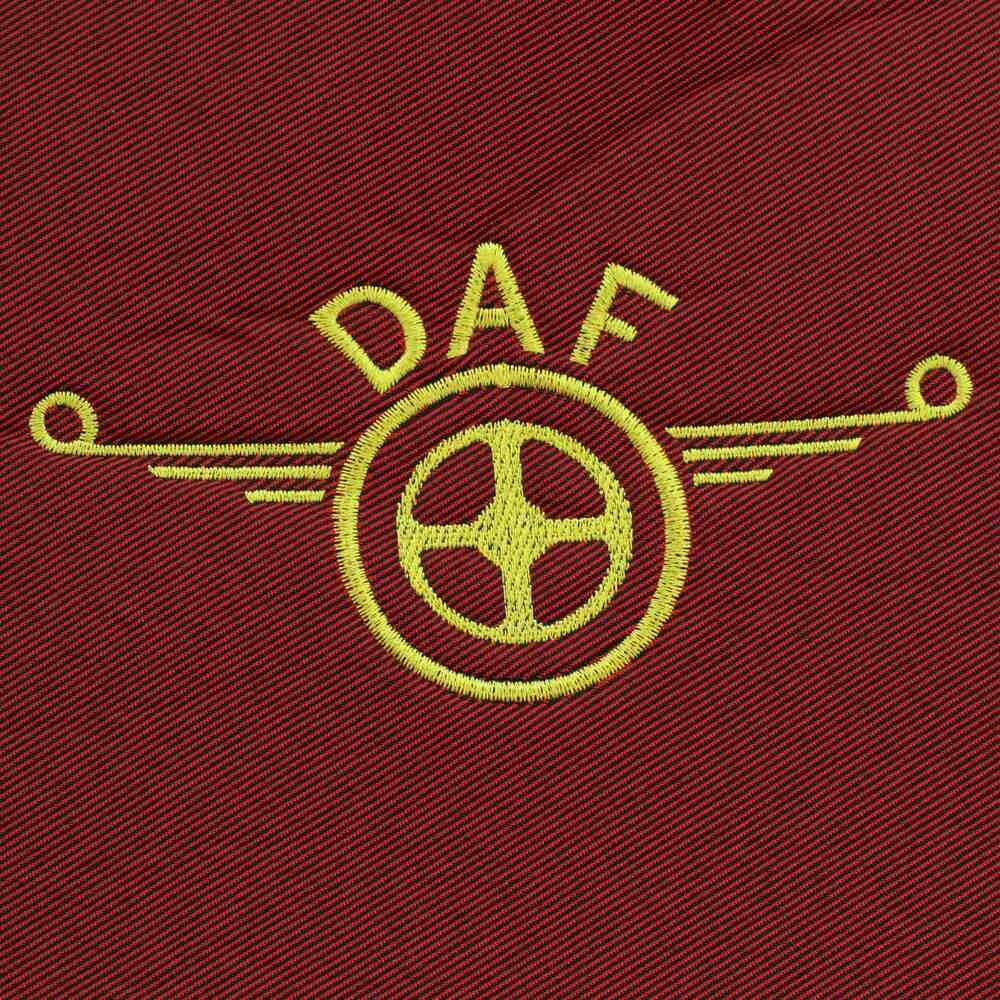 Чехол на сиденья KADIFE Велюр+Ткань DAF XF95 105 CF85 75 65 LF (2002-2012) красный