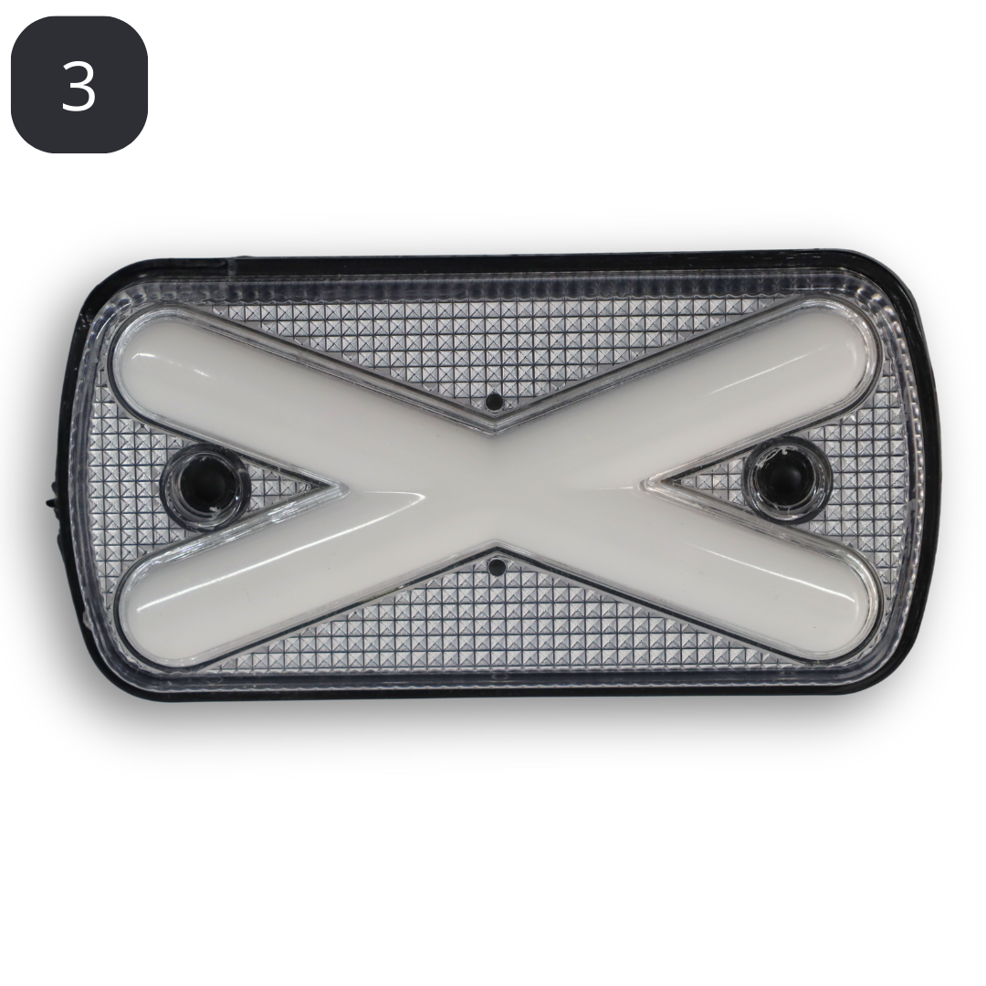 Фонарь габаритный LED 24V белый NEON уценка